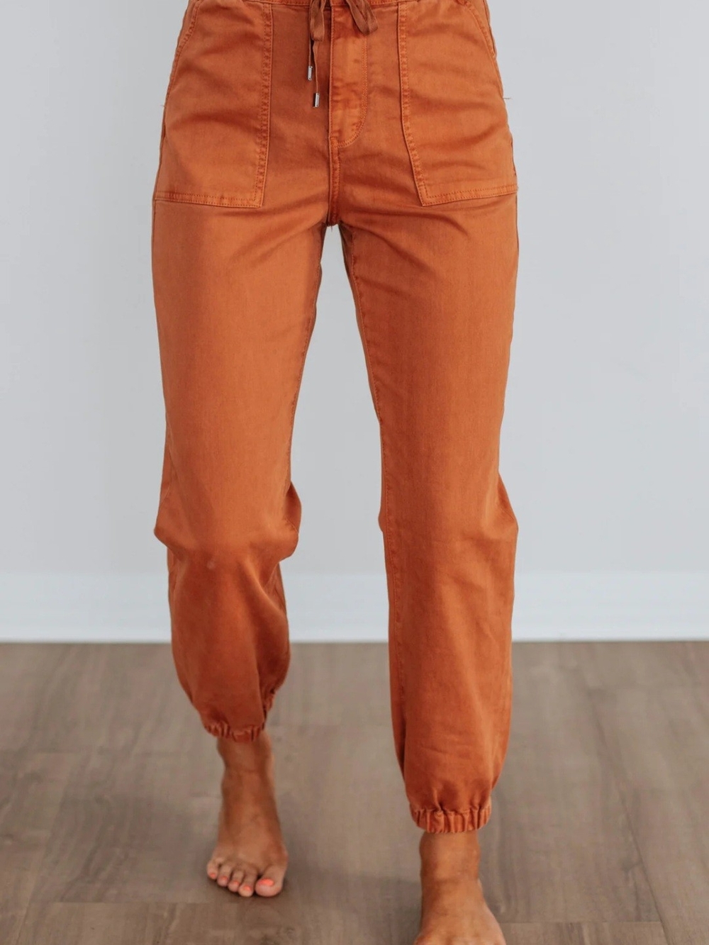 Mica Joggers- Burnt Orange- Size L
